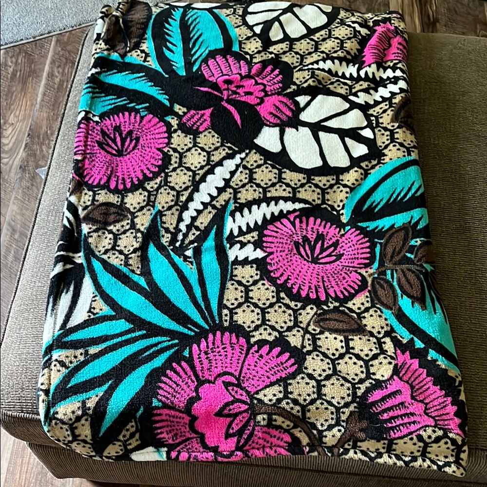Vera Bradley Floral Blanket Throw